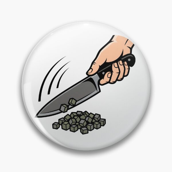 Item preview, Sharp Knife and Cutting Board Graphic – Bold Kitchen Chef Design designed and sold by StickerNestYou.