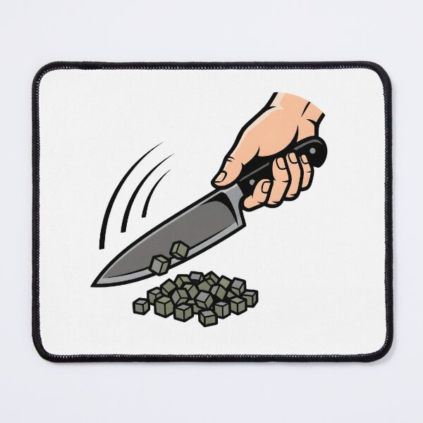 Item preview, Sharp Knife and Cutting Board Graphic – Bold Kitchen Chef Design designed and sold by StickerNestYou.