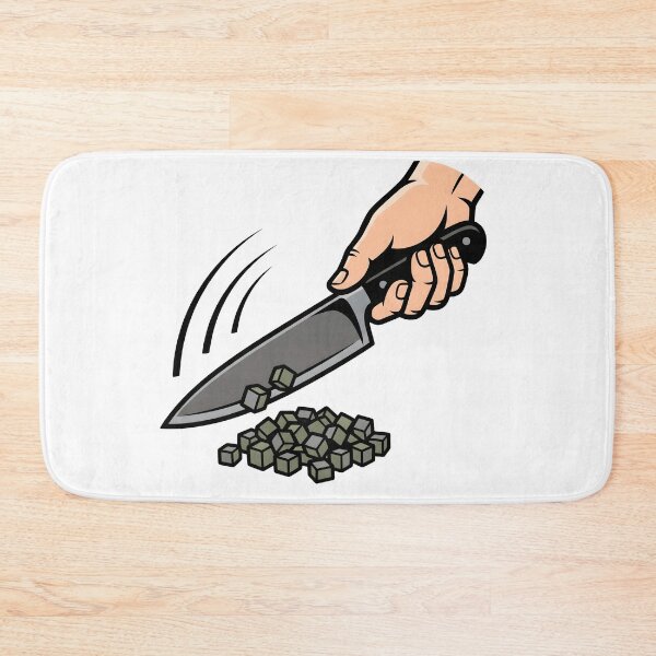 Item preview, Sharp Knife and Cutting Board Graphic – Bold Kitchen Chef Design designed and sold by StickerNestYou.