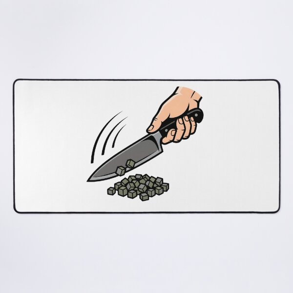 Item preview, Sharp Knife and Cutting Board Graphic – Bold Kitchen Chef Design designed and sold by StickerNestYou.