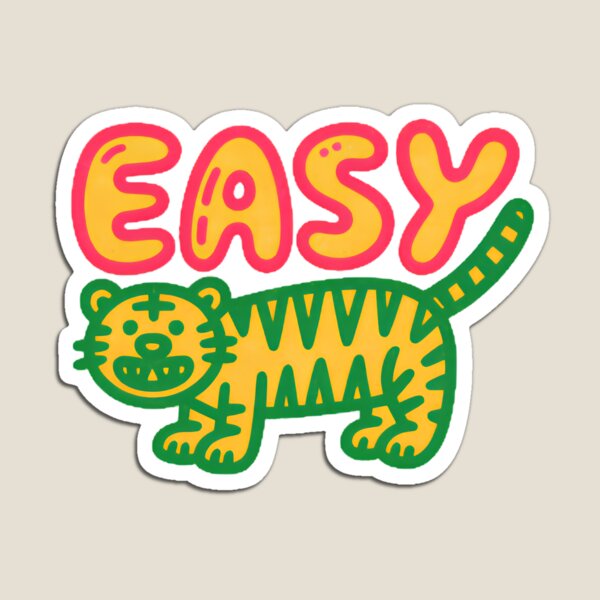 Item preview, Easy Tiger — Cute Kawaii Tiger designed and sold by Colorful-Garden.