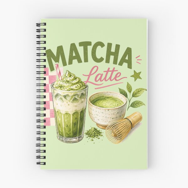 Item preview, Matcha Latte | Trendy Japanese Green Tea Café Illustration designed and sold by UUniqueIImprint.