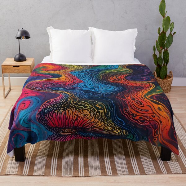 Item preview, Abstract explosion of colorful colors and shapes designed and sold by Mianku | Für das Leben.