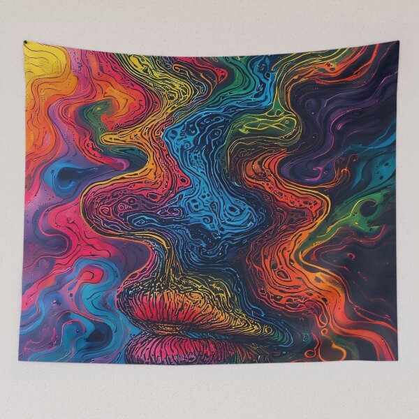 Item preview, Abstract explosion of colorful colors and shapes designed and sold by Mianku | Für das Leben.