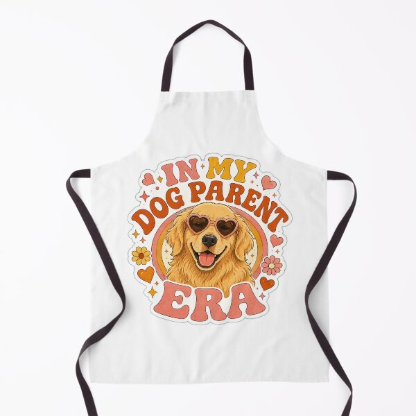Item preview, In My Dog Parent Era Golden Retriever Sticker - Retro Groovy Pet Decal designed and sold by VIBECANVASSHOP .