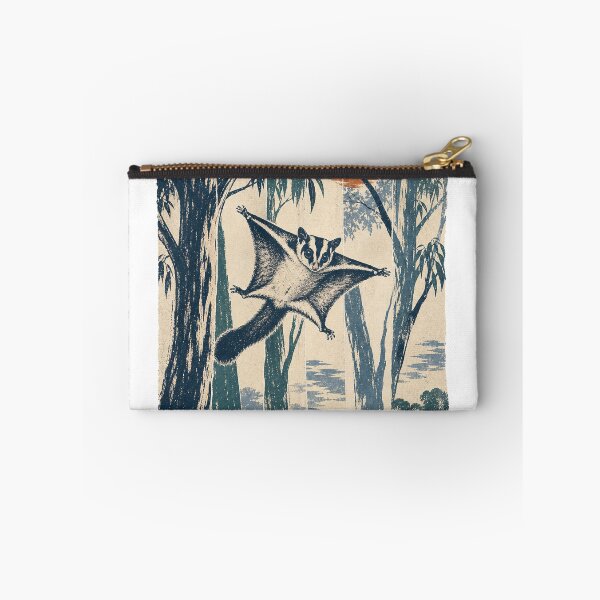Item preview, Sugar Glider in the Eucalyptus Trees Wild Animal Nature Illustration designed and sold by VisualArtsOasis.