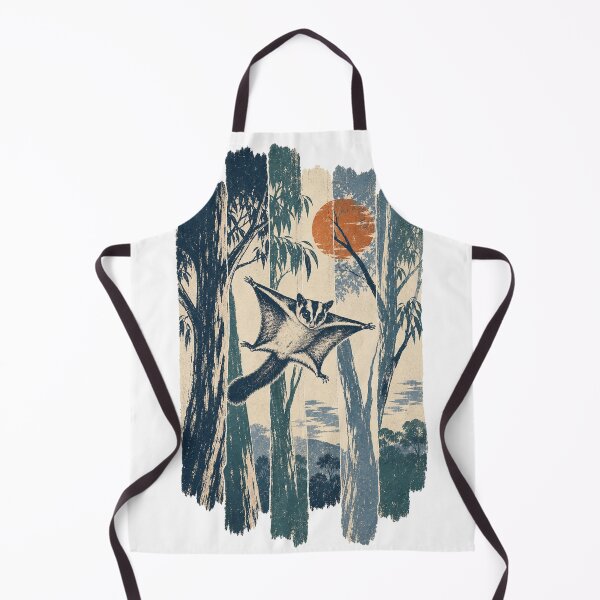 Item preview, Sugar Glider in the Eucalyptus Trees Wild Animal Nature Illustration designed and sold by VisualArtsOasis.