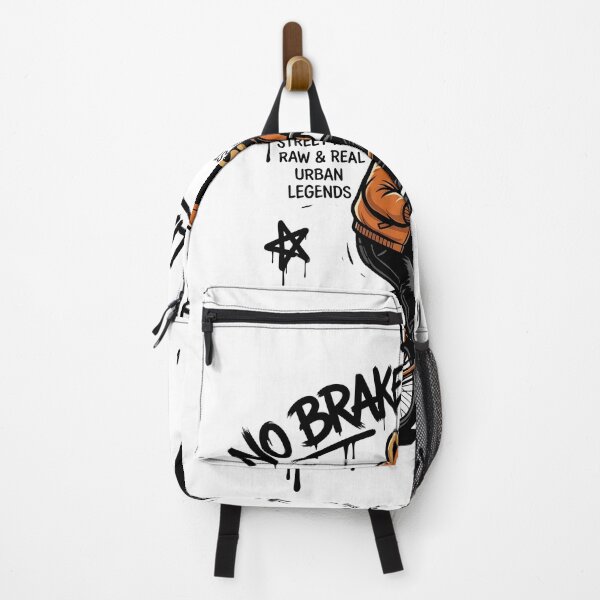 Item preview, Cute Street Bear Riding BMX Bike Urban Cartoon Design designed and sold by StickerNestYou.