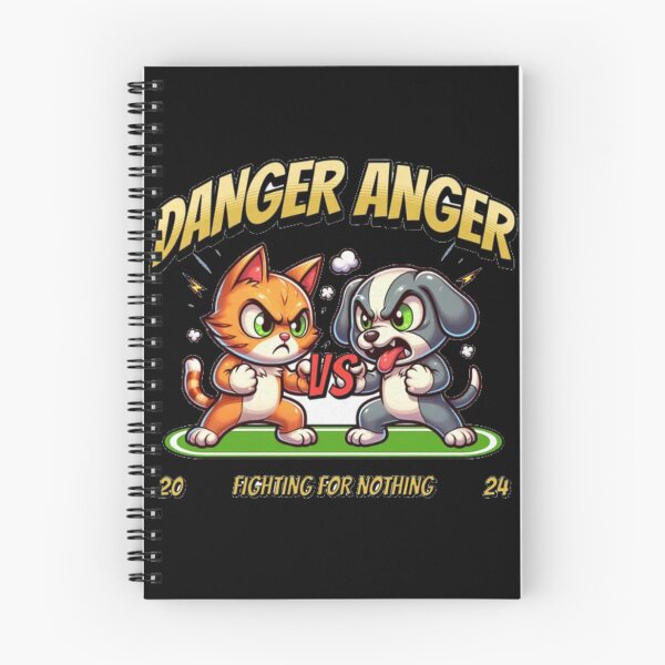 Item preview, Danger Anger Cat Vs Dog - Funny Fighting For Nothing Arcade Art designed and sold by GenZFashion000.