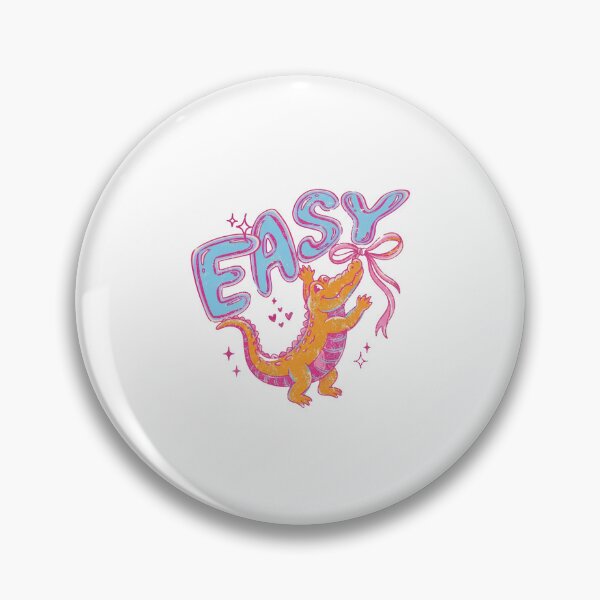 Item preview, Easy Tiger Alligator — Retro Y2K Cute Crocodile Graphic designed and sold by Colorful-Garden.