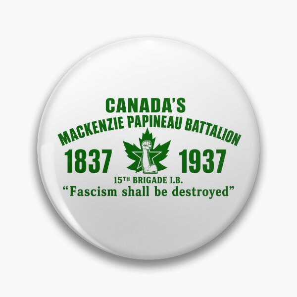 Item preview, Canadas Mackenzie Papineau Battalion Antifascist Commemorative Artwork Print designed and sold by PinUpPizzazz.