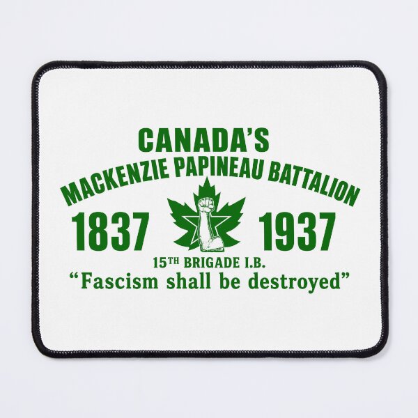 Item preview, Canadas Mackenzie Papineau Battalion Antifascist Commemorative Artwork Print designed and sold by PinUpPizzazz.
