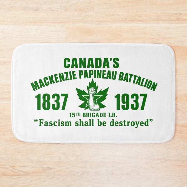 Item preview, Canadas Mackenzie Papineau Battalion Antifascist Commemorative Artwork Print designed and sold by PinUpPizzazz.