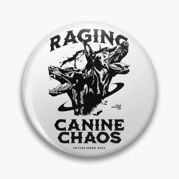 Item preview, Raging Canine Chaos - Two-Headed Doberman Cerberus Tattoo Art designed and sold by GenZFashion000.