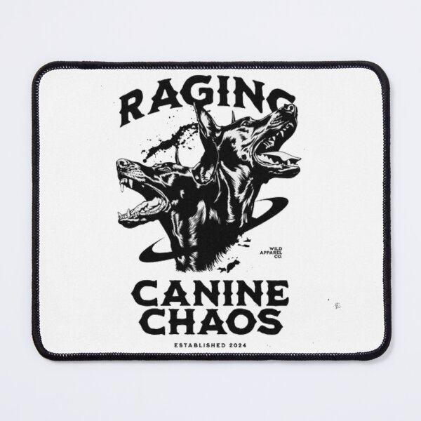 Item preview, Raging Canine Chaos - Two-Headed Doberman Cerberus Tattoo Art designed and sold by GenZFashion000.