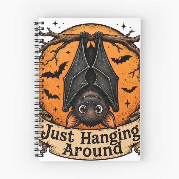 Item preview, Halloween "Just Hanging Around" Bat designed and sold by ThePlace2BeN.