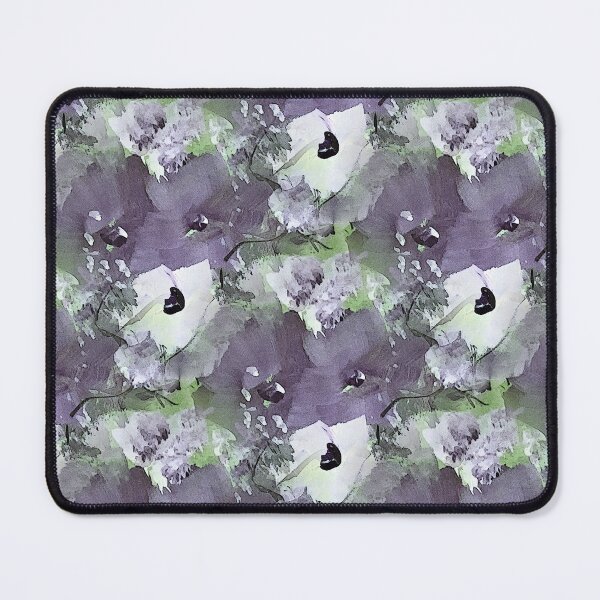 Item preview, Painterly Flowers in Purple and White designed and sold by Artistestella.