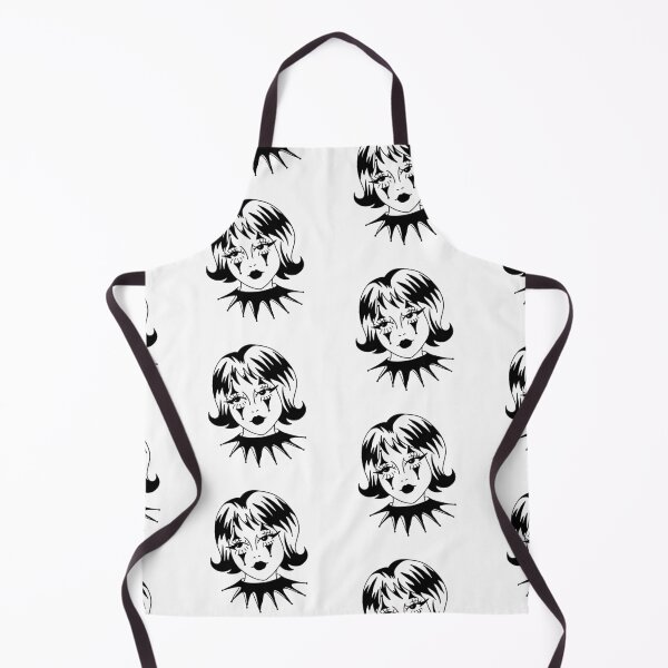 Item preview, Gothic Girl Black Ink Art designed and sold by InkStation24.