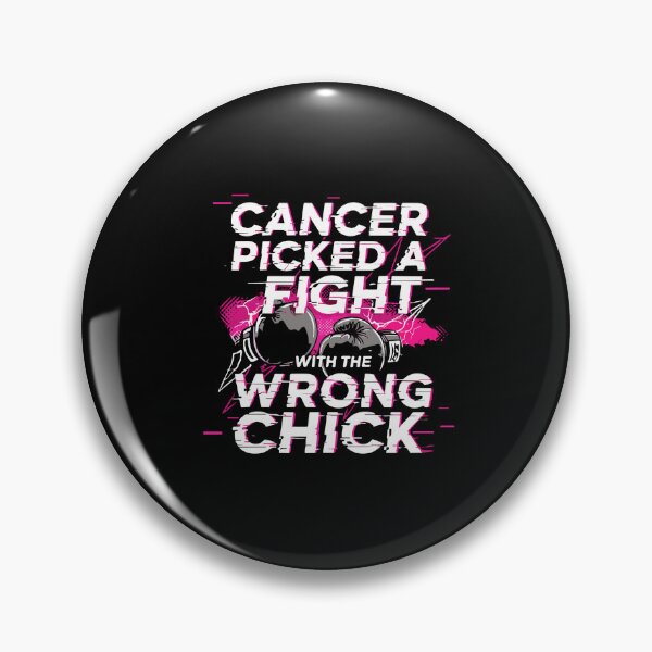 Item preview, Cancer Picked A Fight With The Wrong Chick Cancer Warrior Survivor Strong Woman designed and sold by PopStars1993.