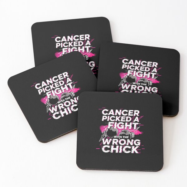 Item preview, Cancer Picked A Fight With The Wrong Chick Cancer Warrior Survivor Strong Woman designed and sold by PopStars1993.