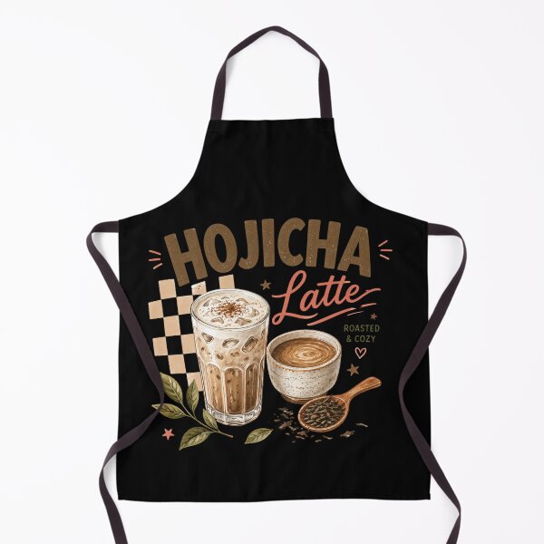 Item preview, Hojicha Latte | Japanese Roasted Green Tea Café Illustration designed and sold by UUniqueIImprint.