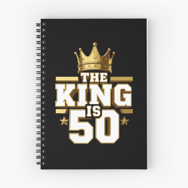 Item preview, The King Is 50 Fiftieth Birthday Men designed and sold by PopStars1993.