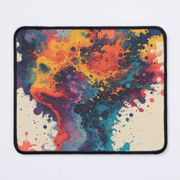 Item preview, An explosion of vibrant colors unleashed in abstract form designed and sold by Mianku | Für das Leben.