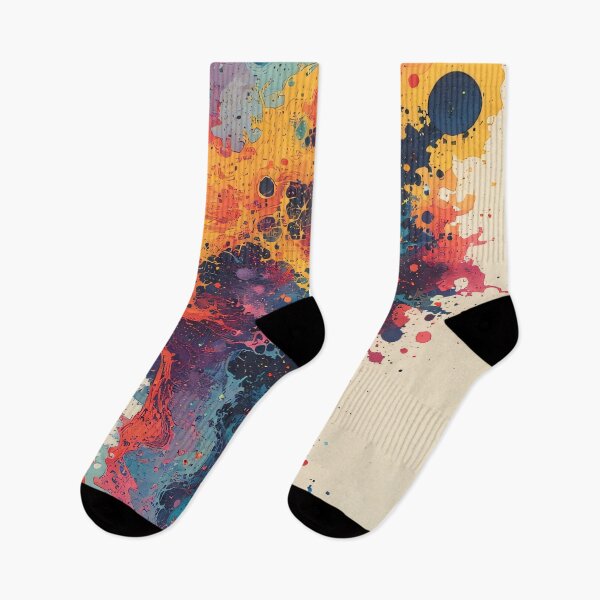 Item preview, An explosion of vibrant colors unleashed in abstract form designed and sold by Mianku | Für das Leben.
