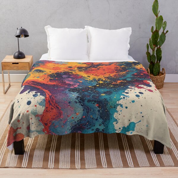 Item preview, An explosion of vibrant colors unleashed in abstract form designed and sold by Mianku | Für das Leben.