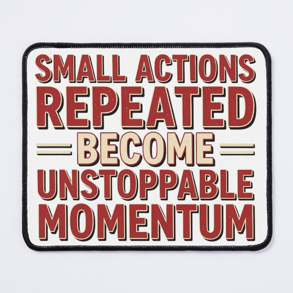 Item preview, Small Actions Create Unstoppable Momentum designed and sold by syotos-ai.