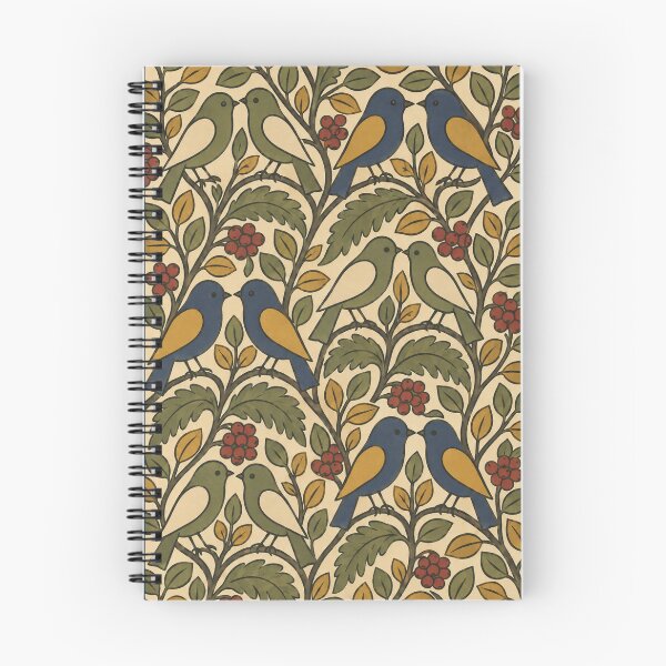 Item preview, Arts and Crafts Birds and Berries — William Morris Style Pattern designed and sold by Planthem.