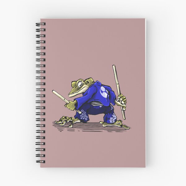 Item preview, Frog Warrior with Twin Sticks designed and sold by lilybaker3389.