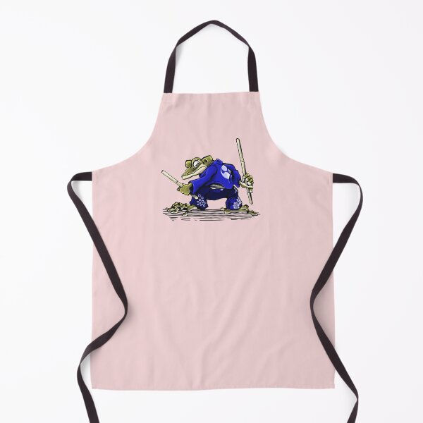 Item preview, Frog Warrior with Twin Sticks designed and sold by lilybaker3389.