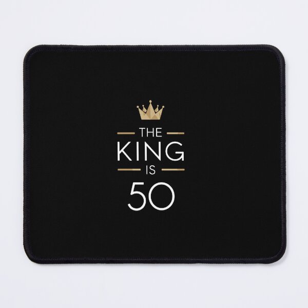 Item preview, The King Is 50 Milestone Birthday Men designed and sold by PopStars1993.