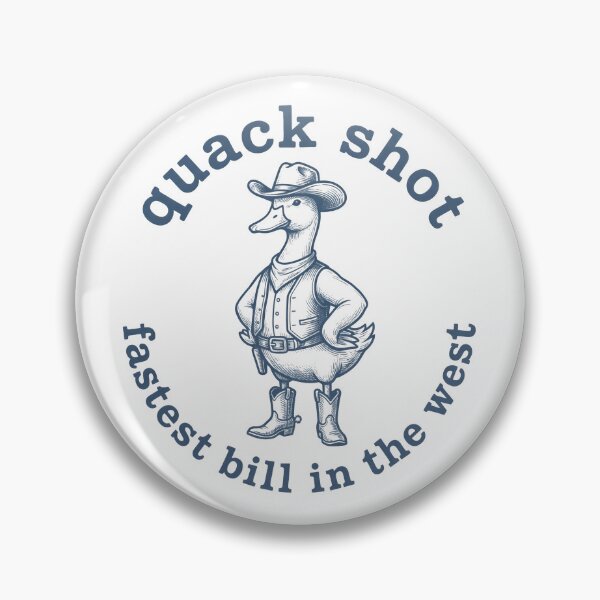 Item preview, Quack Shot Cowboy Duck Western Humor T-Shirt designed and sold by StickerNestYou.