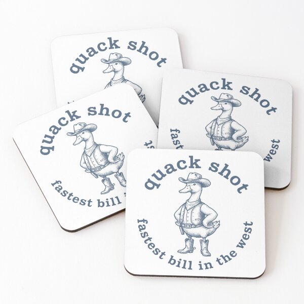 Item preview, Quack Shot Cowboy Duck Western Humor T-Shirt designed and sold by StickerNestYou.
