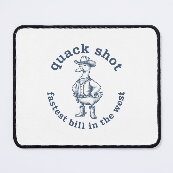Item preview, Quack Shot Cowboy Duck Western Humor T-Shirt designed and sold by StickerNestYou.