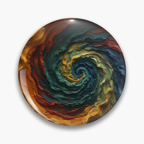 Item preview, Swirling colors plunge into a cosmic spiral. designed and sold by Mianku | Für das Leben.