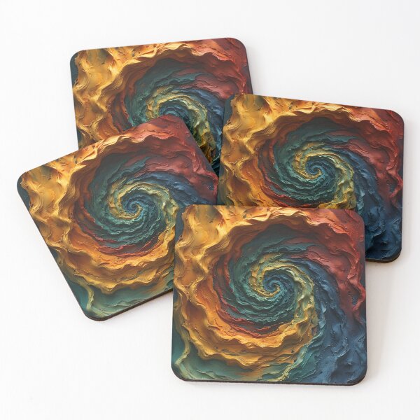 Item preview, Swirling colors plunge into a cosmic spiral. designed and sold by Mianku | Für das Leben.