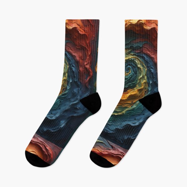 Item preview, Swirling colors plunge into a cosmic spiral. designed and sold by Mianku | Für das Leben.