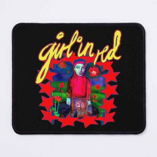 Item preview, Red Star Framed Indie Pop Singer designed and sold by BiskiTop.
