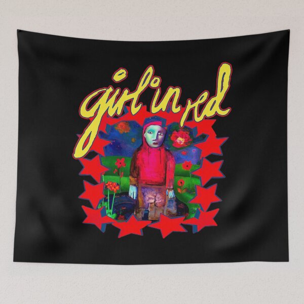 Item preview, Red Star Framed Indie Pop Singer designed and sold by BiskiTop.