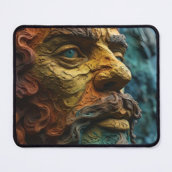 Item preview, A copper-golden face gazes into the distance. designed and sold by Mianku | Für das Leben.