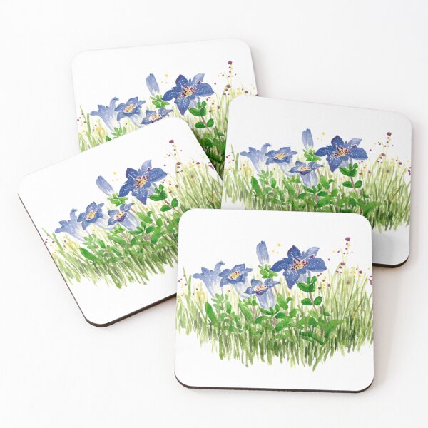 Item preview, September 16th birthday flower Gentian designed and sold by 366birthflower.