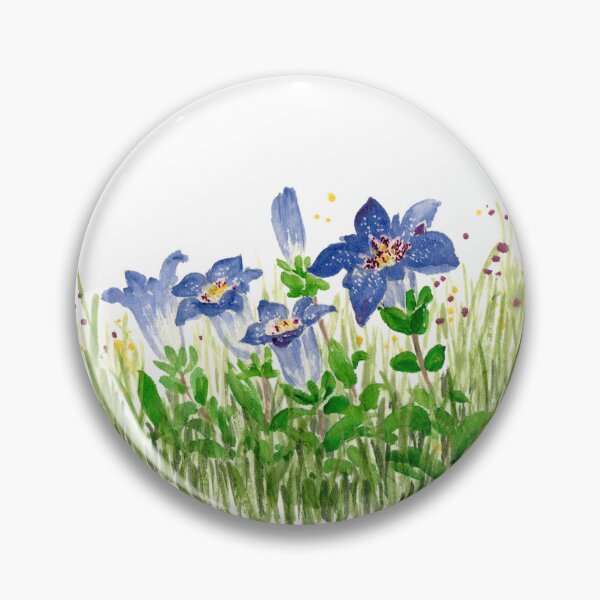 Item preview, September 16th birthday flower Gentian designed and sold by 366birthflower.