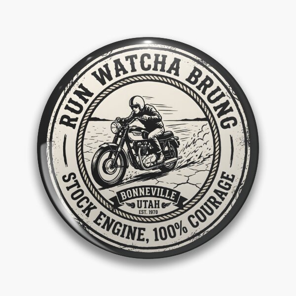 Item preview, Vintage Motorcycle Racing Bonneville Salt Flats Biker Gear designed and sold by SplashTastic.