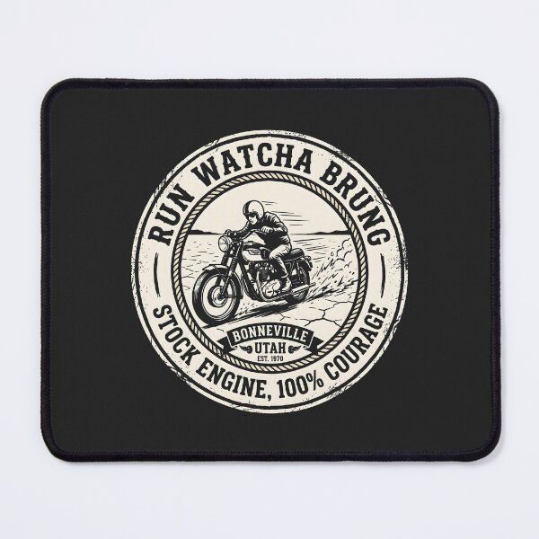 Item preview, Vintage Motorcycle Racing Bonneville Salt Flats Biker Gear designed and sold by SplashTastic.