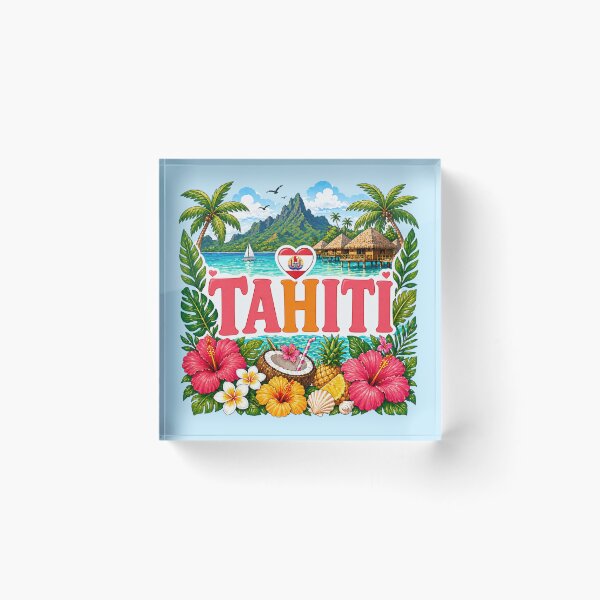Item preview, Tahiti - Bungalow Island Design designed and sold by Myra365Art.