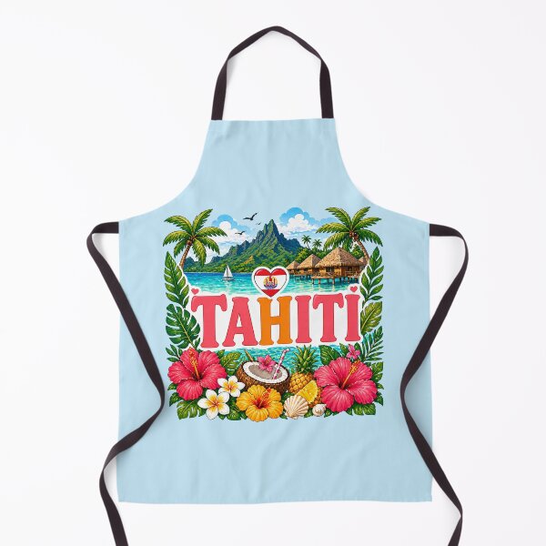 Item preview, Tahiti - Bungalow Island Design designed and sold by Myra365Art.
