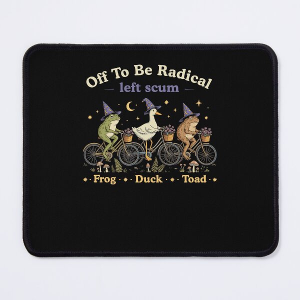 Item preview, Off To Be Radical Left Scum Funny Frog Duck Toad designed and sold by ellapaintcoast.